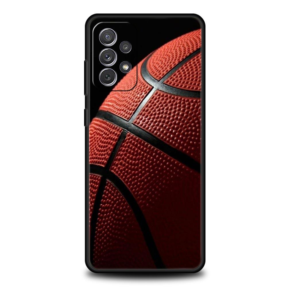 Basketball Basket Number Phone Case For Samsung Galaxy A51 A71 A21S A12 A11 A31 A41 A03 A52 A32 A22 A13 A23 A33 A53 A73 5G Cover