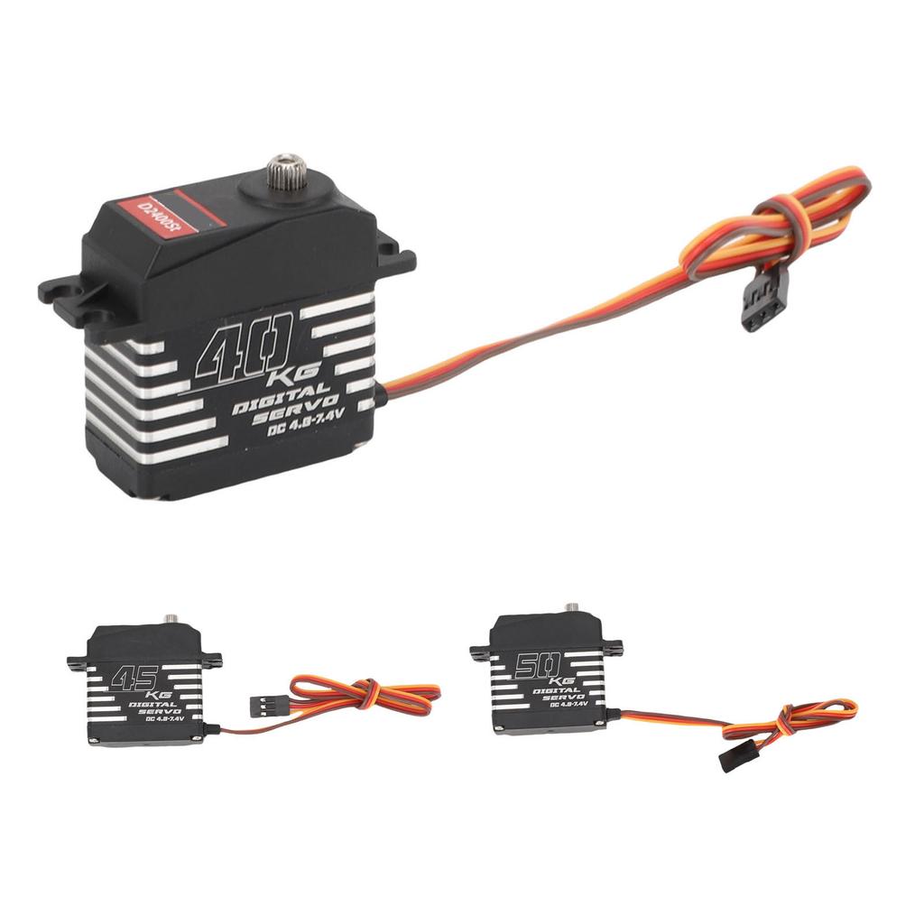 Digital Servo High Torsion DC4.8-7.4V 180 Degree Rotatable for RC Car Truck Crawler Boat Robot Alumi