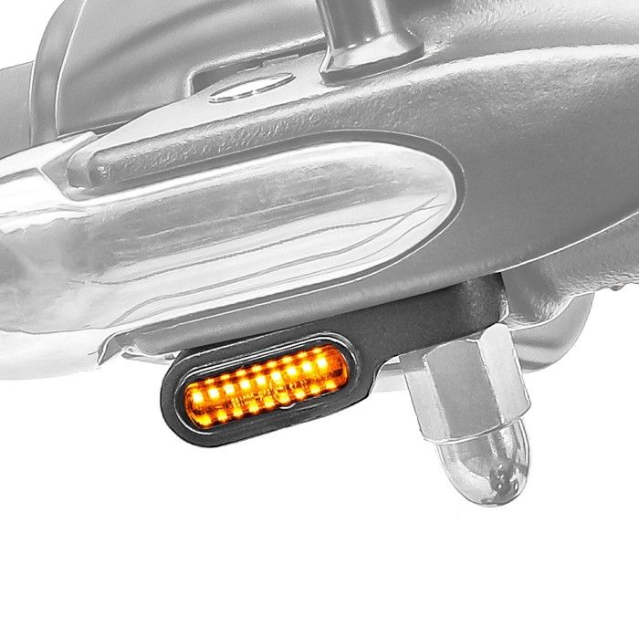 LED-Blinker für Lenker Universelle Blinker XS getönt