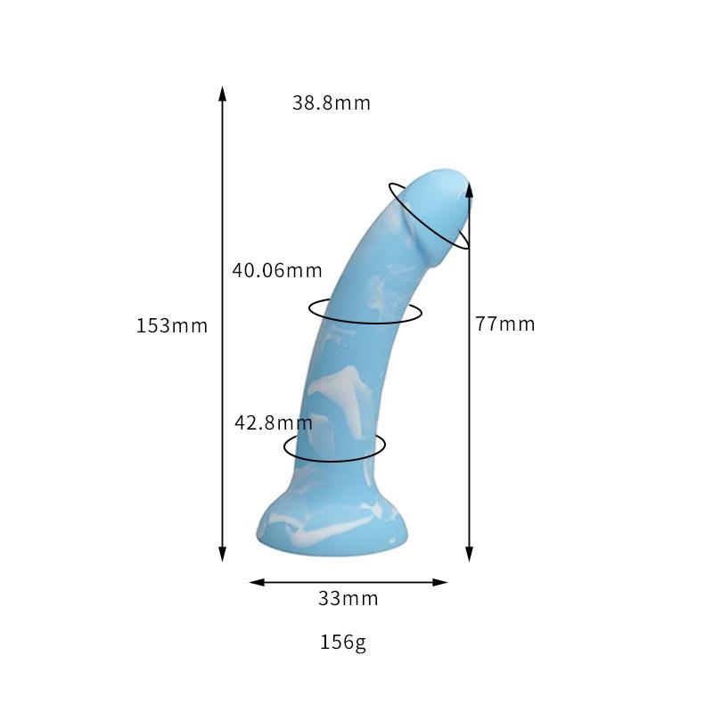Thousand Hundred Fun Silicone Dildo - Female Erotic Toy for Anal Insertion & Masturbation