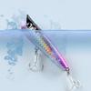 Popper Fishing Lure 90mm 15g Floating Fishing Lure 3D Eyes Artificial Wobbler Swimbait for Freshwater Saltwater Surface Fishing