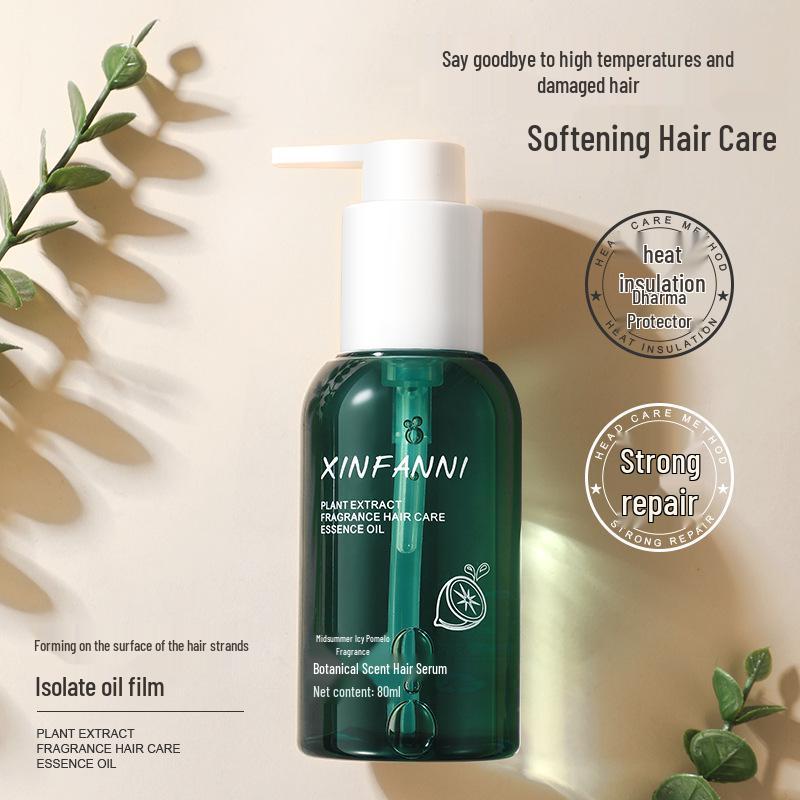 Camellia Hair Oil: Long-Lasting Curl, Frizz Control & Smoothing for Permed, Dyed, Damaged Hair