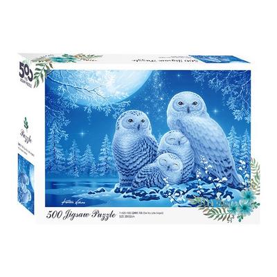 Toy & Puzzle Owl Family Jigsaw Puzzle T-A05-1003, Korean Popular Puzzles