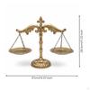 Nordic Style Decorative Scale Desk Display Balance Statue for Legal Professionals, Study, Office,