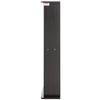 Media Storage Cabinet 5 Layers Adjustable DVD Shelves 240 CDs Espresso