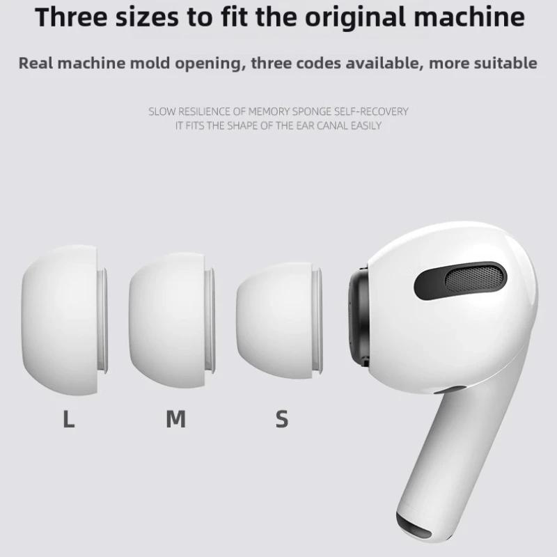SML Memory Foam Earplugs Ear Tips for AirPods Pro Sponge Eartips Earbuds for Apple AirPods Pro2 Comfortable Earbuds Replacement