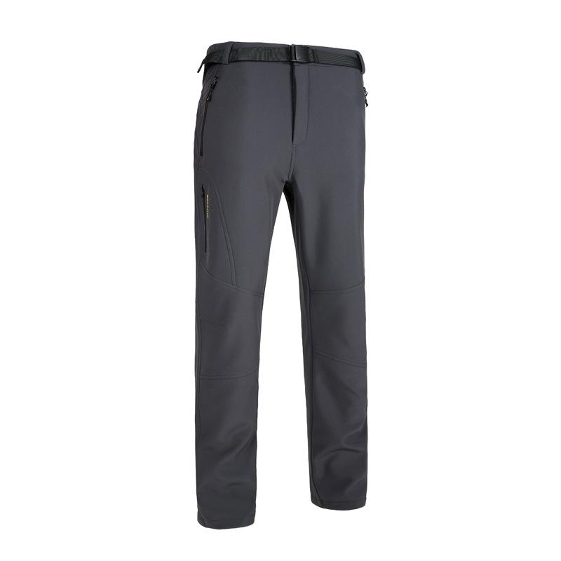 Winter Fleece-Lined Windproof Waterproof Hiking Pants for Men & Women – Softshell, Warm, Ideal for Couples