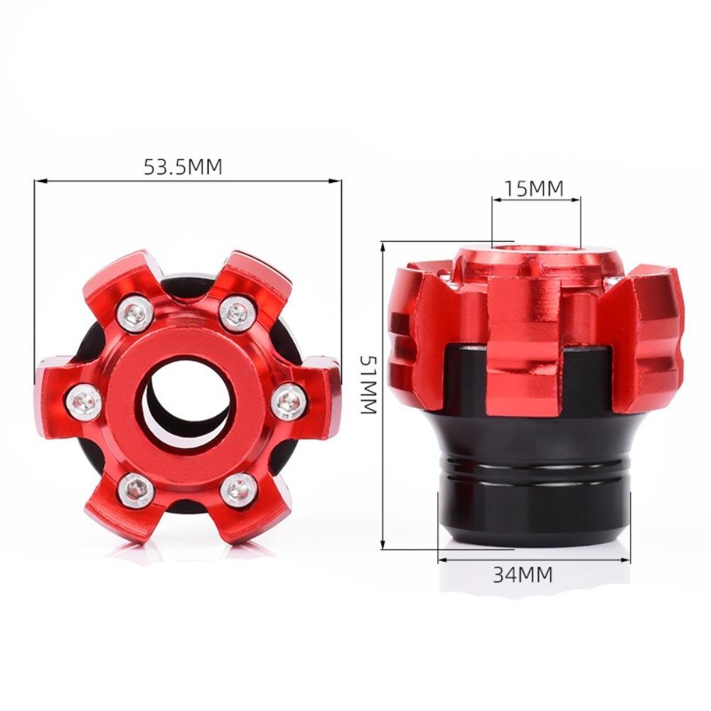 2pcs/set Anti Drop Motorcycle Axle Cap Slider Cups Decoration  Motorbike Modification Tool