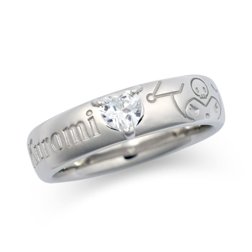 

Kuromi Heart Logo Ring [J Plus] (Silver No. 13)