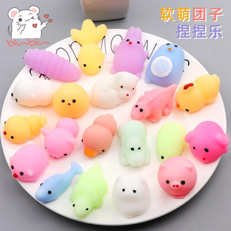 Mini Squishy Küken Huhn Quetschspielzeug Süßes Haustier Nase Squishy Stressball Kinder Entspannungsspielzeug
