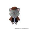 Stuffed Anime Genuine MOVIC Bungou Stray Dogs Nakajima Atsushi Eyemask Cat Plush Doll Pendant Toys 14cm Dazai Edogawa Ranpo Gift