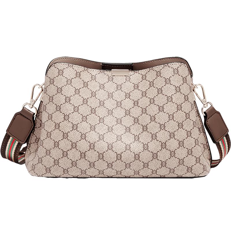 FOXER Monogram Women Shoulder Tote Bag 2026 Fashion Commuter Female Large Crossbody Purse for Mom