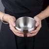 IMEEA Stainless Steel Double-Walled Bowls, 12cm, Ramen Bowls, Noodle Bowls for Udon and Soba, Tableware for Oyakodon (Chicken and Egg Bowls), Insulate