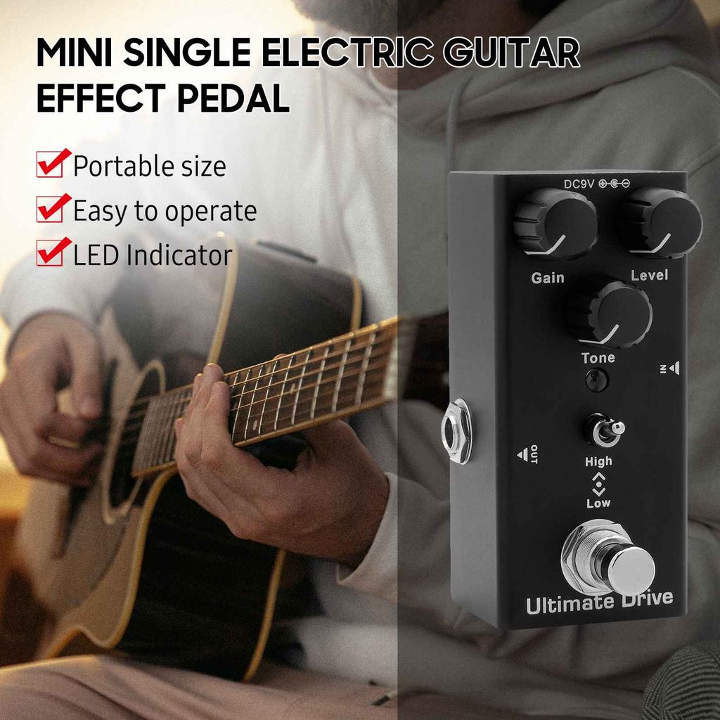 IRIN EF 10 Electric Guitar Effect Pedal Portable Guitar Effector Mini Single Electric Guitar Effect Pedal with True