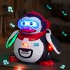 Electronic Penguin Moving Walking Toy Mechanical Penguin Simulation Model  Kids Birthday Gifts