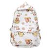Animal Capybara Backpack Large Capacity Capybara School Bag Portable Capibara Shoulder Bag  Outdoor