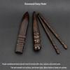 Handcrafted Leather Sandalwood Polishing Stick - Ebony/Rosewood Edge Trimming Tool