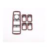 Carbon ABS Window Lift Switch Button Frame Trim For Mercedes-Benz A B C E GLE GLA CLA GLK Class W176 W204 W212 W166