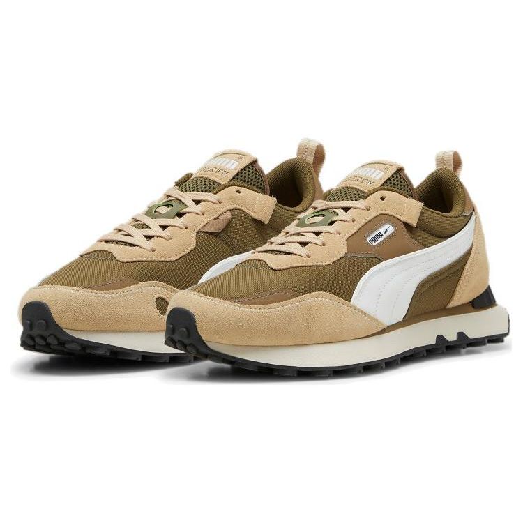 Puma Rider FV Base Olive Drab Sand Dune Unisex Sneakers Green 393231-05