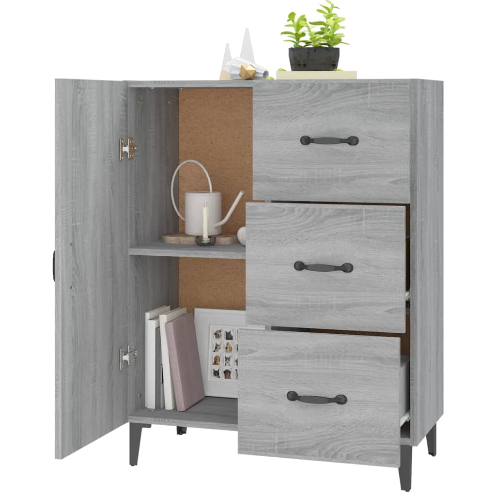 Sideboard Gray Sonoma 69.5 x 34 x 90 cm Particleboard