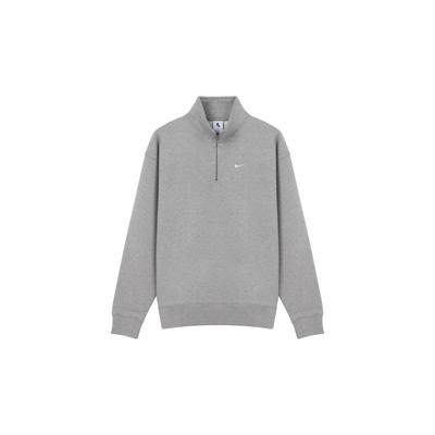 Vintage Logo Embroidered Half-Zip Sweatshirt V1 Men Tops Grey DQ5210-063