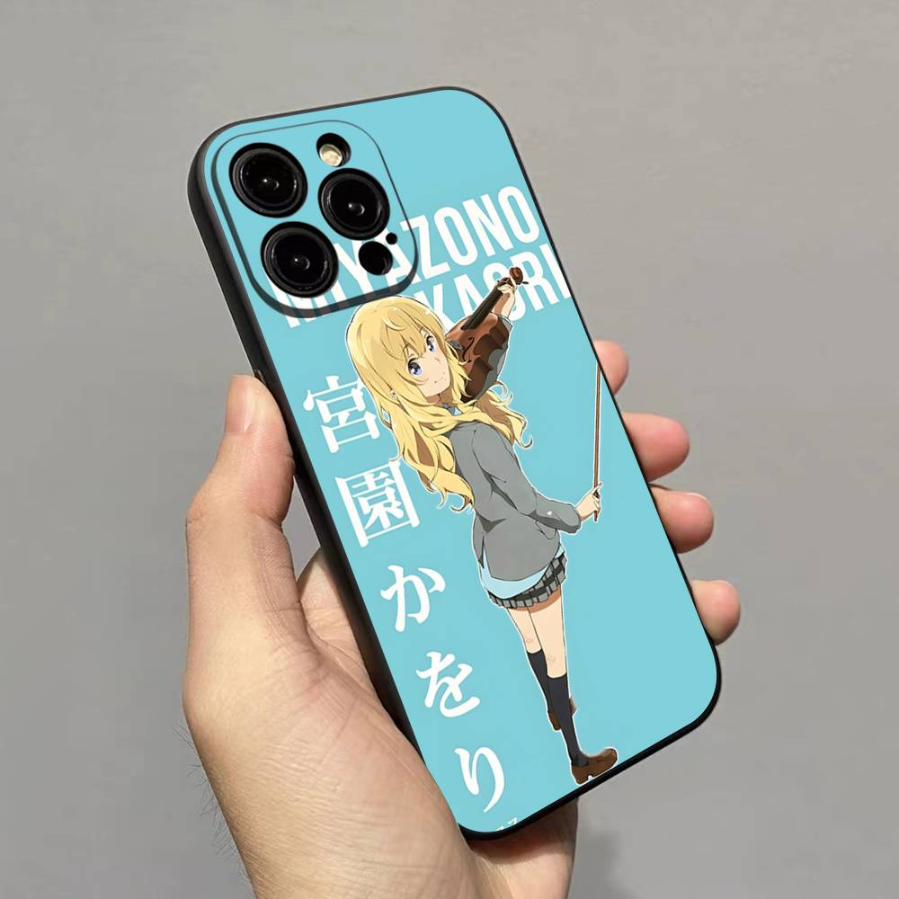Your Lie In April Phone Case For IPhone 17 16 15 14 11 12 13 Pro Max Plus Mini Soft Back Cover