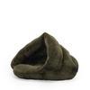 Winter Warm Semi-Enclosed Coral Fleece Pet Bed
