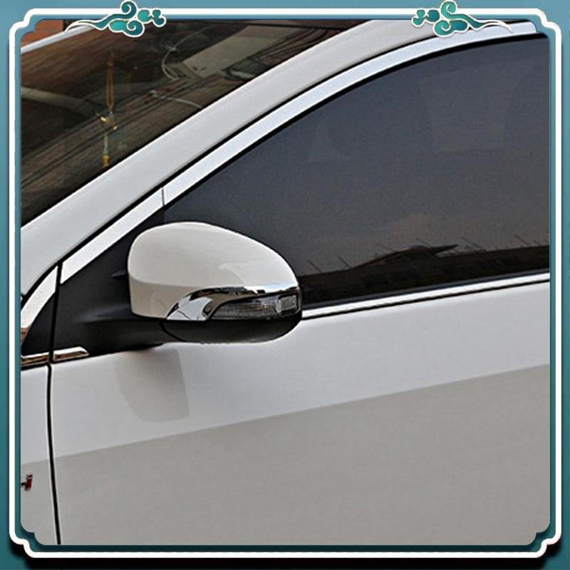 ABTU-ABS Chrome Side Turn Signal Mirror Covers Rearview Cover Trim For Toyota Aqua Prius C 2015- Car Accessories