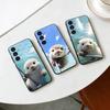 Cute Baby Sea Otter Phone Case For Samsung Galaxy A20,21s,22,31,32,52,53,72,73,80,91 Soft Black Shell