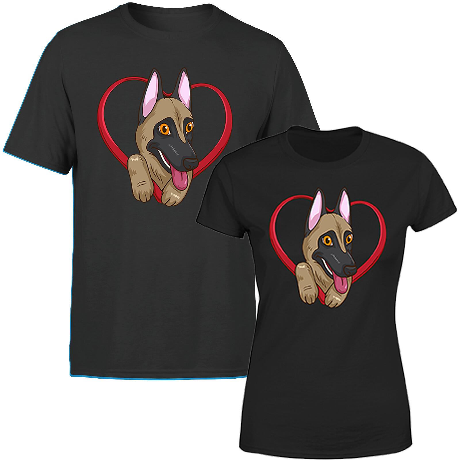 Belgian Malinois Dog Shepherd Unisex T Shirt Funny Animal Dog Lovers Mens Tee S