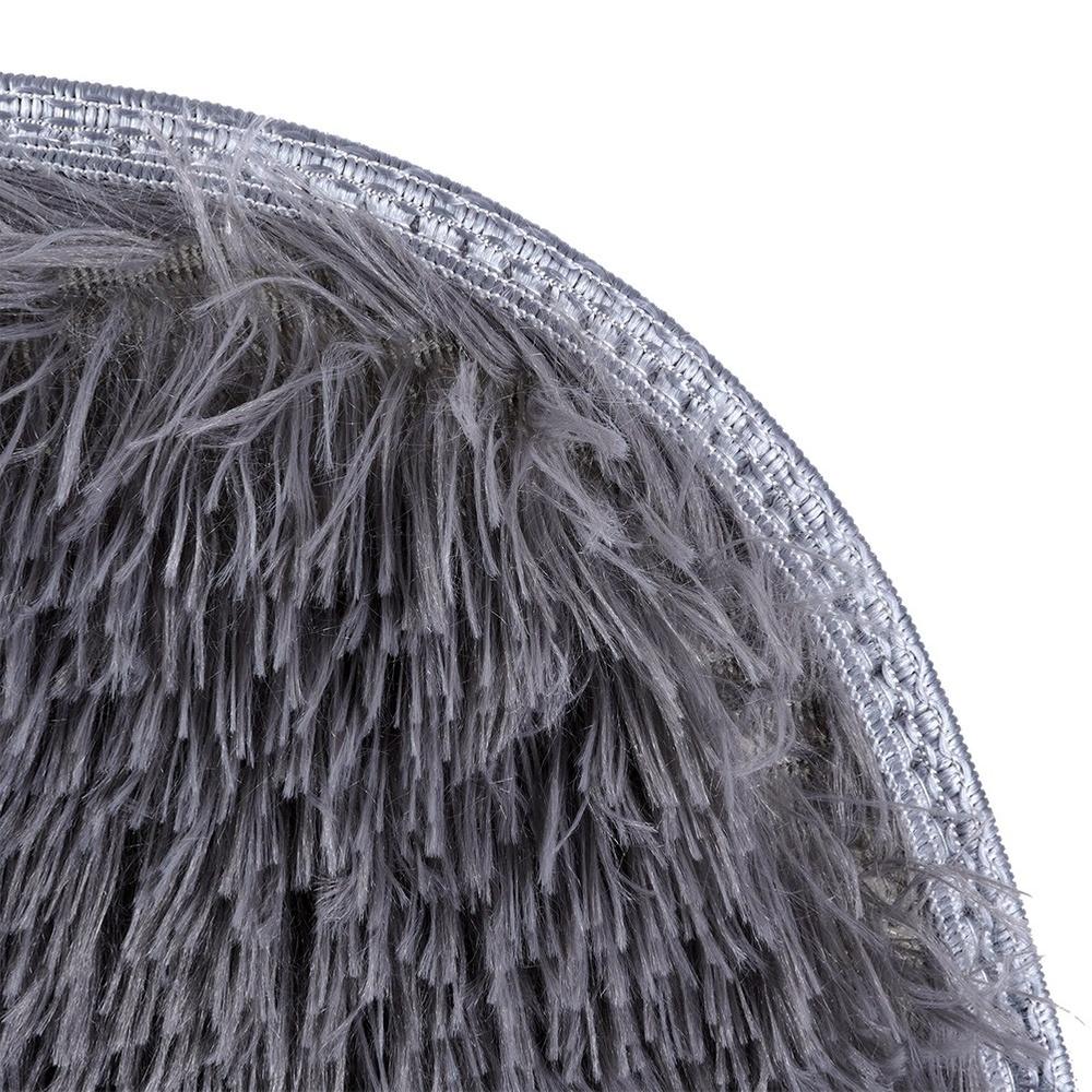 Bathroom Set: Soft, Shaggy Rug, Toilet Seat Cover