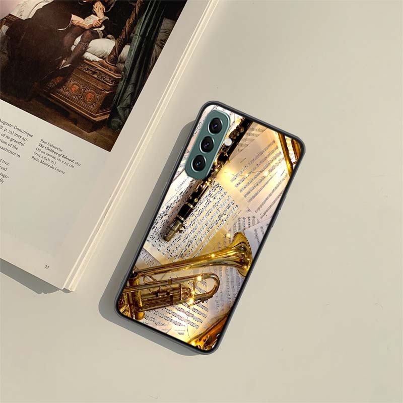 

Brass Instruments Phone Case for Samsung A54 A14 A24 A34 A17 A37 A57 A55 A35 A25 A15 A07 A05S A04S A12 A22 A32 A52S A72 Galaxy N Samsung A15 5G