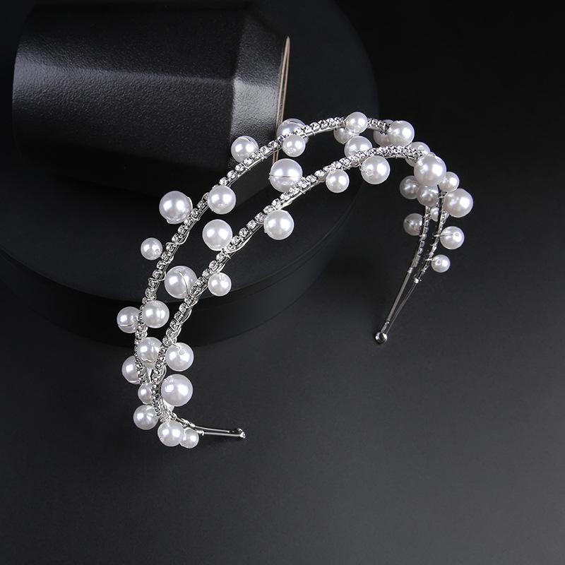 

Новый ободок ручной работы со стразами и жемчугом свадебный головной убор повязка на голову ювелирные изделия каблук макияж стиль аксессуары