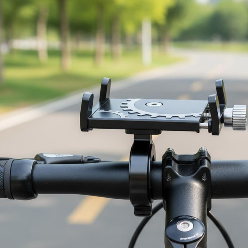 Aluminum Alloy Motorcycle Phone Mount Universal Shockproof Bicycle Gps Holder Handlebar Bracket For Road Cycling Accessories