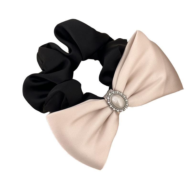 A Tall and Elegant Bow Tie, Hair Band, Headwear, High Elastic Hair Tie, and A Hair Tie At The Back of The Head