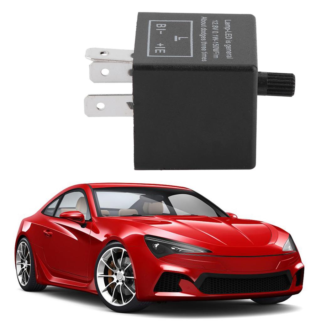 Electronic LED Adjustable Flasher Relay For Turn Signal Light Blinker CF14 JL 02 To CF 14K