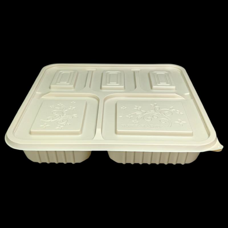 

Green String 1500ml 5-Compartment Degradable Meal Box