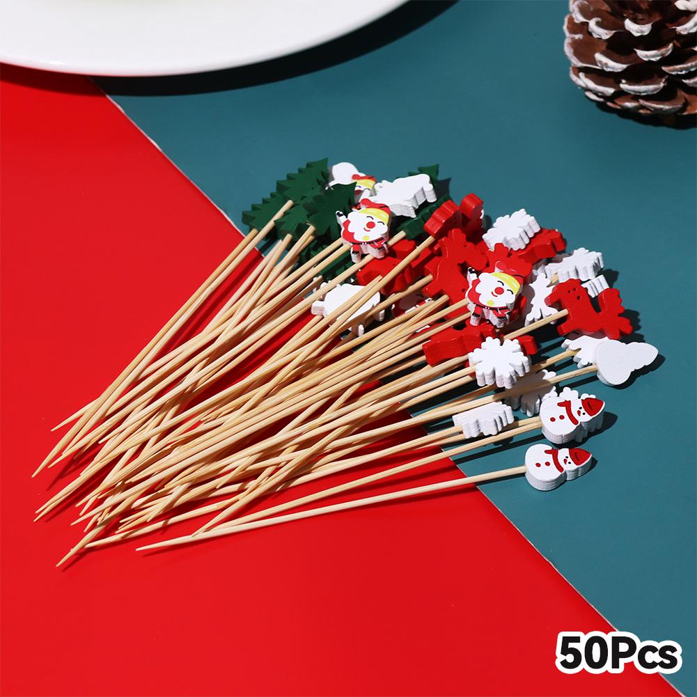 

50 шт. 12 см одноразовые бамбуковые палочки для фруктов, шведский стол, кексы, вилка для фруктов, десерты, салатные палочки, свадебное украшение 8