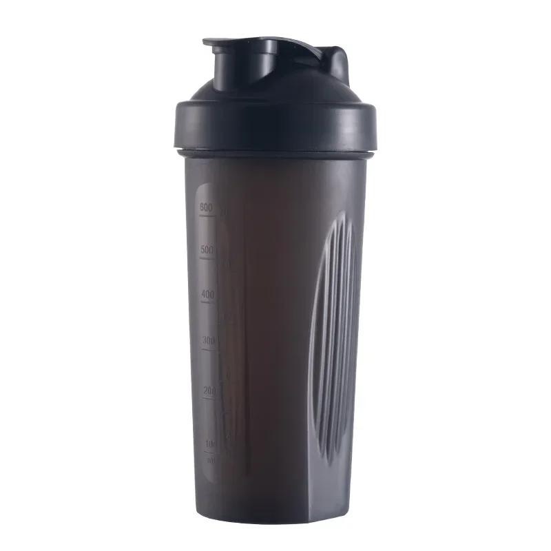 Out Door Sport Shaker Bottles Bodybuilding Whey Protein Powder Mixer Bottle Portable Flip Cover Water Bottles Plastic Drink Cup