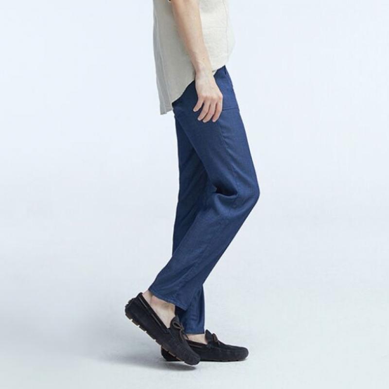 Baiyu Men S Soft Relax Denim pantS 2 optionS Idlm