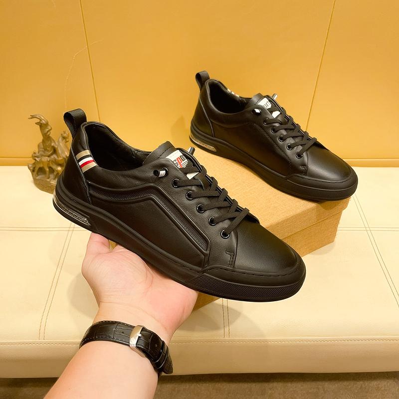 Fashion Genuine Leather Mens Casual Shoes New Trend Original Vulcanize Shoes Luxury Brand Male Sneakers Comfortable Skateboard Footwear