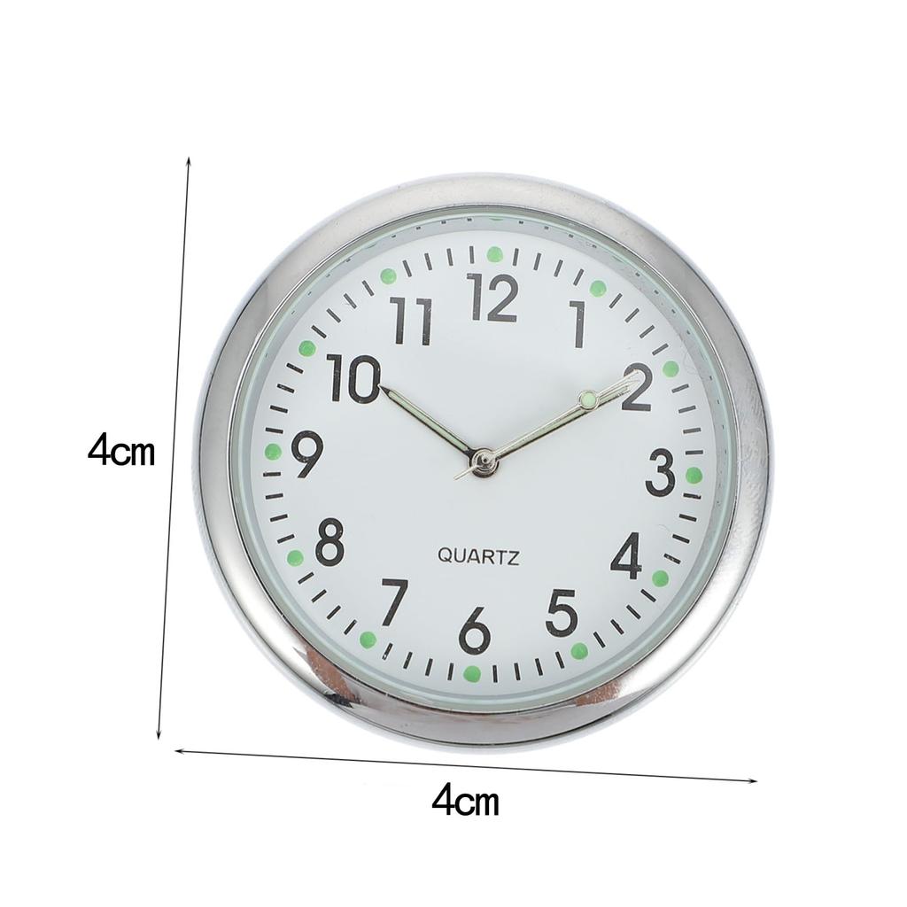 Cluoling Car Clock, 2 Pack Dash Car Watch, Luminous Watch, Mini Quartz Watch, Analog