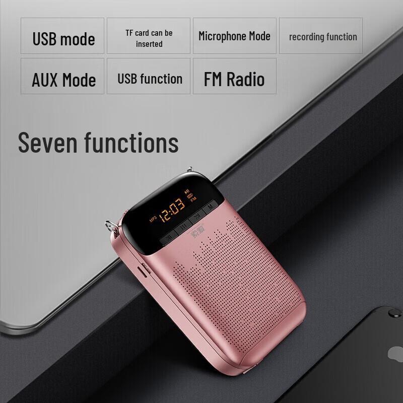 SOAIY 13W Wireless Portable Voice Amplifier for Teachers CN plug (adapter included)