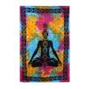 Single Cotton Bedspread Wall Hanging - Chakra Buddha
