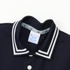 Champion Langarm-Polo Größe UV für Golf Damenhemd, CW-AG407, Marineblau, L, Schutz, Schnelltrocknend, Warm, Ein-Punkt-Logo,