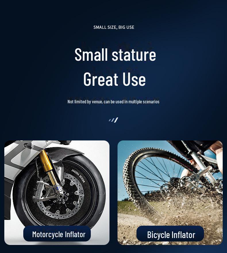 Wireless USB Rechargeable Lithium Car Tire Air Pump