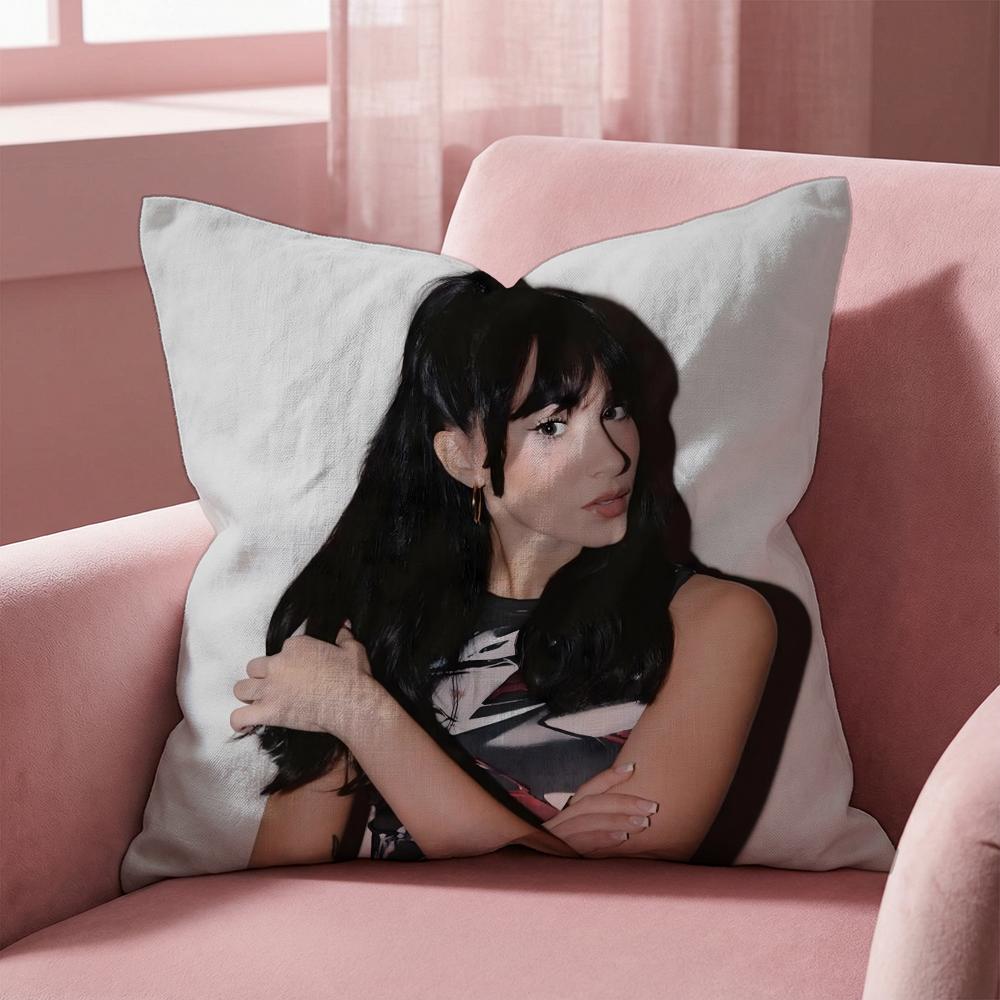 Singer A-Aitana Ocana Cushion Cover Multi-Scene Pillow Cover for Home & Car - Reversible, Soft & Durable for Daily Use