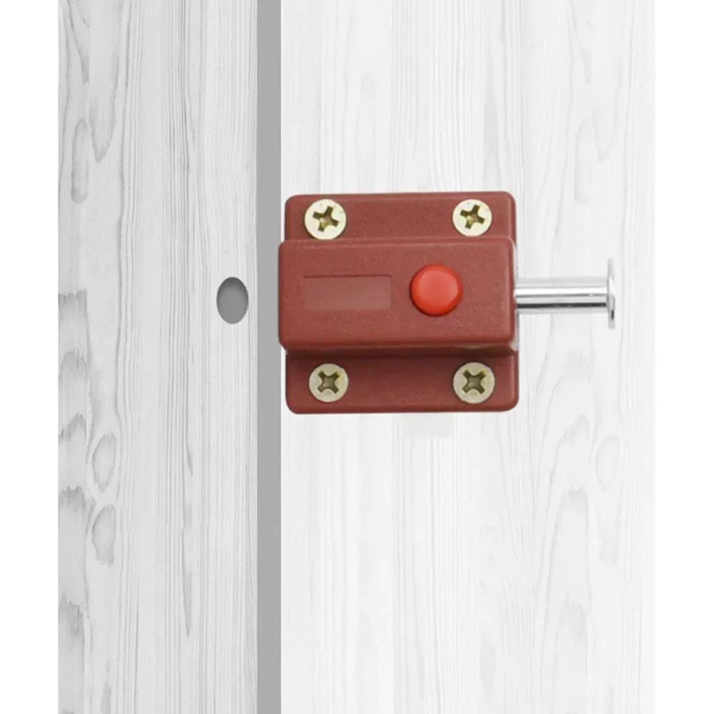 10pcs Cabinet Push Button Spring Latch Plastic Spring Pins Automatic Door Bolt Latches Lock Anti-theft Door Furniture Hardware