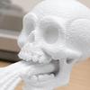 Window Sill Skull Decoration 3D Printed Water Flow Ornament, Creative Statue with Eco-friendly Desk Ornament Stable Base, Compact Gothic Decoration,
