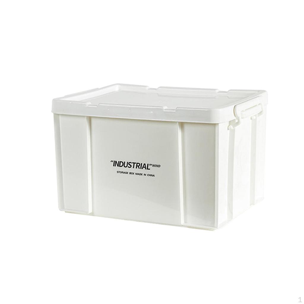 Camping Storage Box Organizer with Lid Space Saving for Organizing Industrial Bin